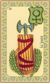 Carte Oracle Belline - La Paix