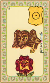 Carte Oracle Belline - Pensée, Amitié